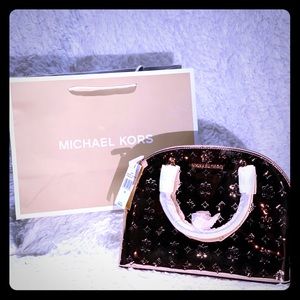 Michael Kors Emmy Large Dome Satchel Crossbody